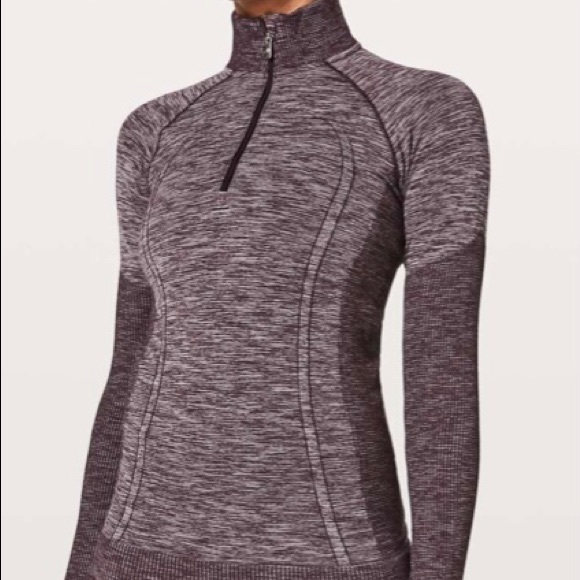 lululemon athletica Tops - Lululemon Swiftly Wool 1/2 Zip